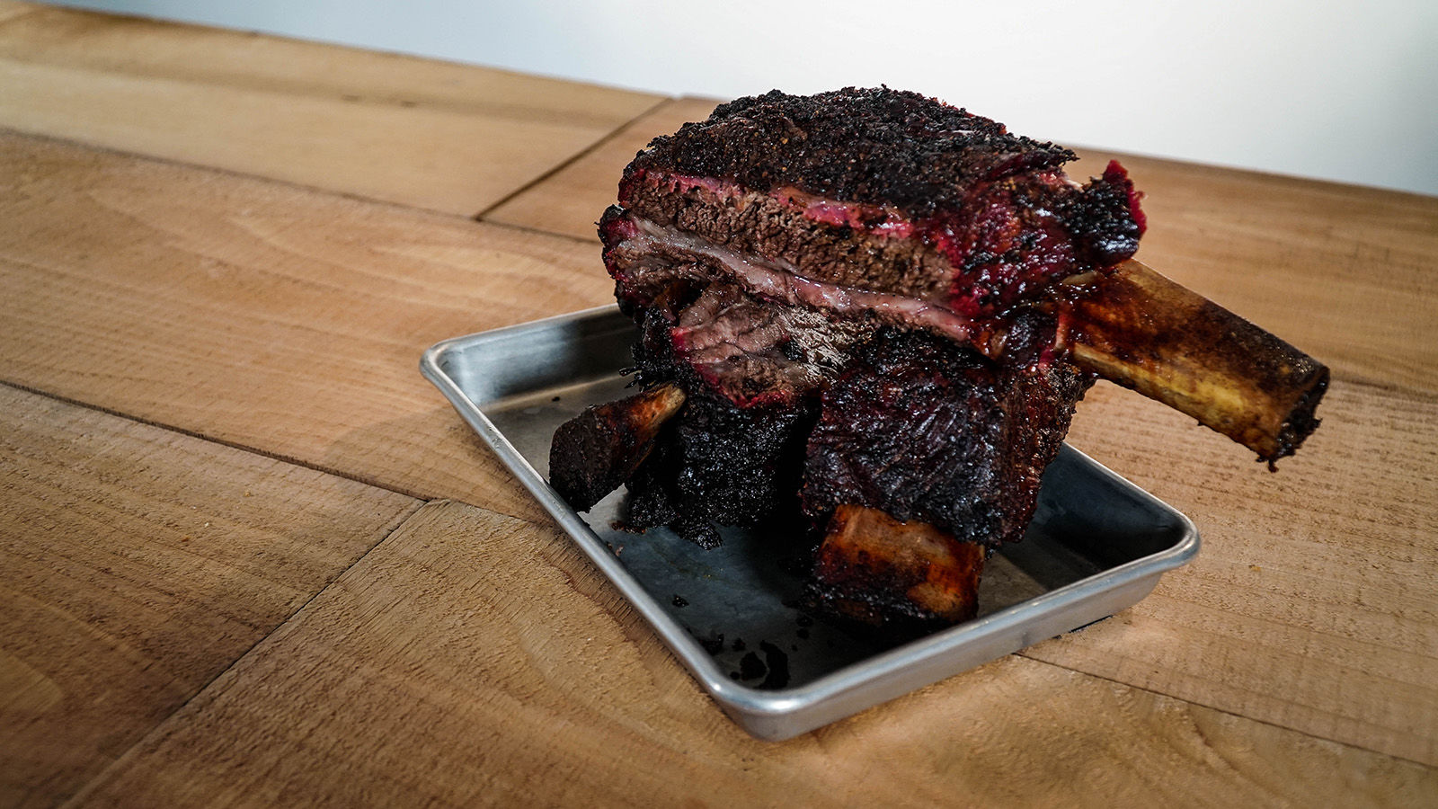 Bone-in smoked beef short rib